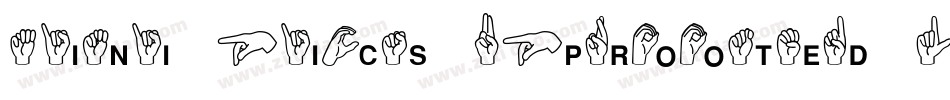 Mini Pics Uprooted Leaf字体转换
